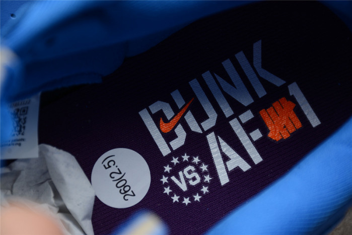 Undefeated Nike Dunk Low Dunk vs AF1 DH6508-400