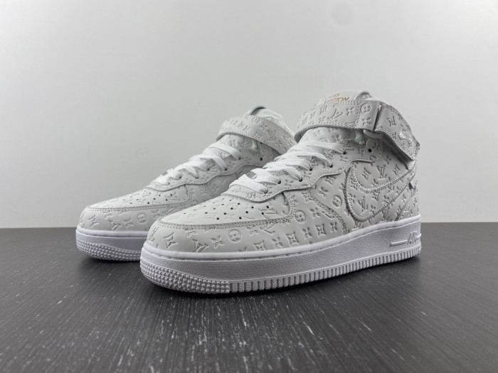 LV X NIKE AIR FORCE1''07 HIGH SUMMIT WHITE LV3369-101