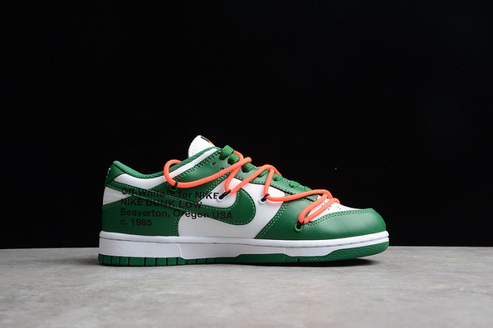 OW Nike Dunk Low Pine Green CT0856-100