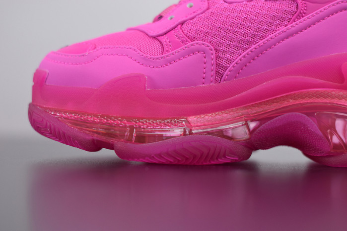 BL TRIPLE S TRAINERS CLEAR SOLE BLUE ADN RED 541624 W09O1 2132