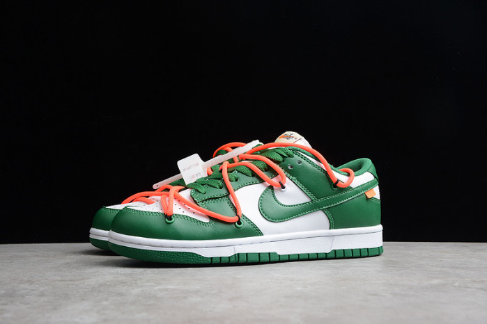 OW Nike Dunk Low Pine Green CT0856-100