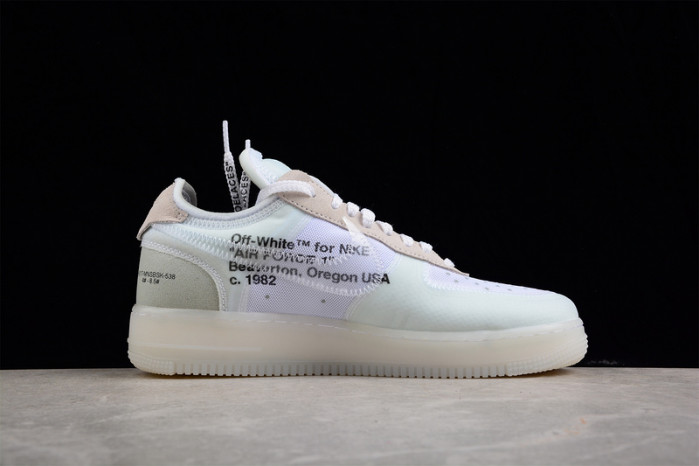 NIKE AIR FORCE 1 LOW OW All White AO4606-100