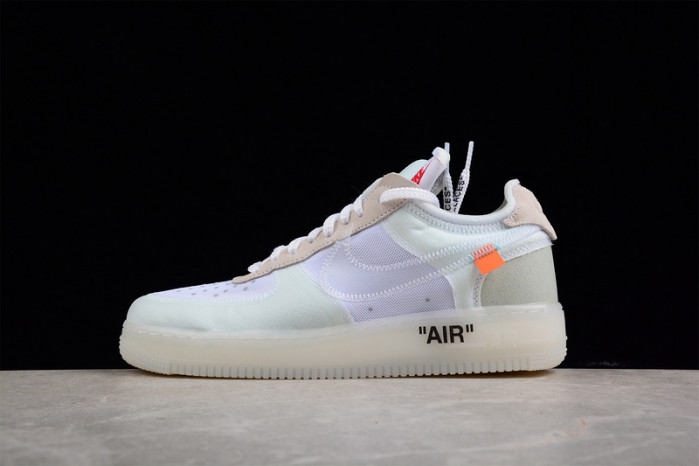 NIKE AIR FORCE 1 LOW OW All White AO4606-100