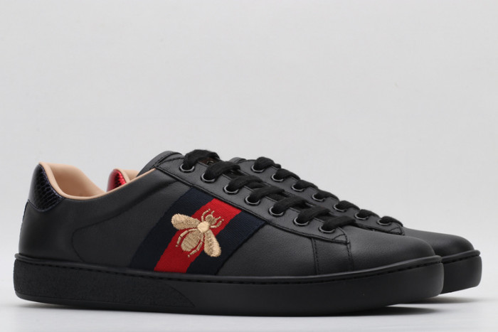 GC Ace Embroidered Low-Top Sneaker black with bee mens 431942-A38G0