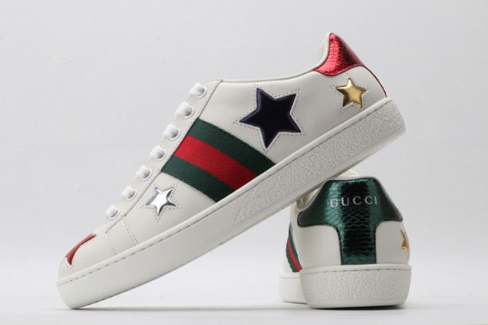 GC Ace Embroidered Low-Top Sneaker WITH COLORFUL STARS 431942-A38G1