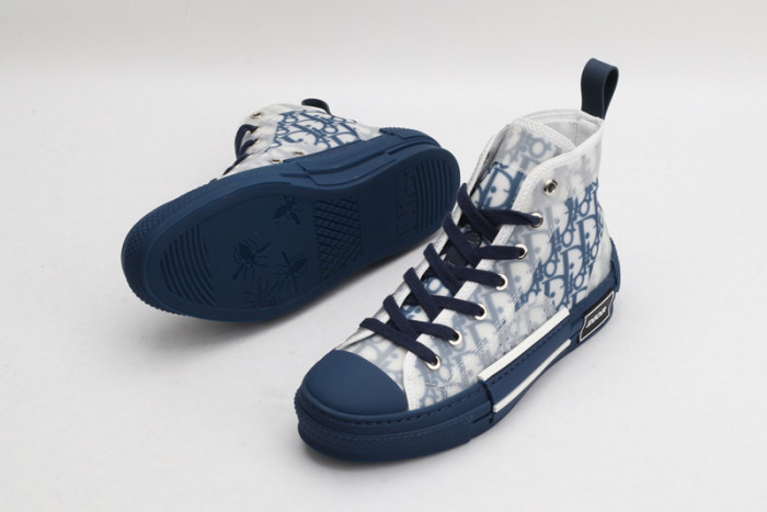 DR B23 Oblique High Top Sneakers Blue T004801-1055