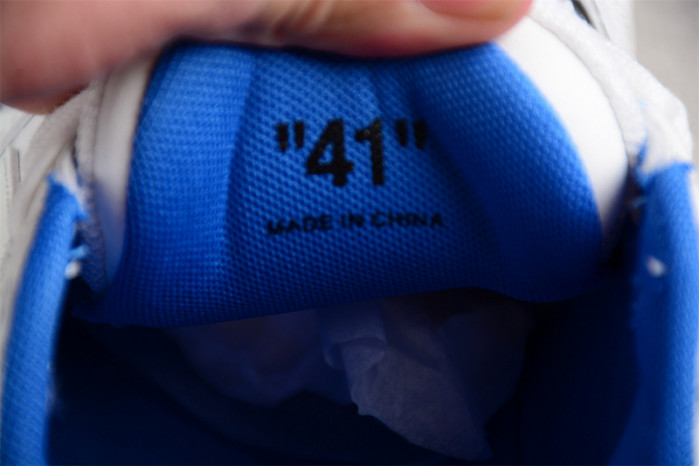 OFF-WHITE Out Of Office "OOO" Low Tops For Walking White Blue OW-45