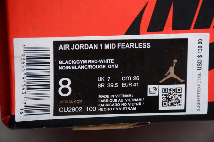 jordan 1 mid fearless F**etasm - cu2802-100