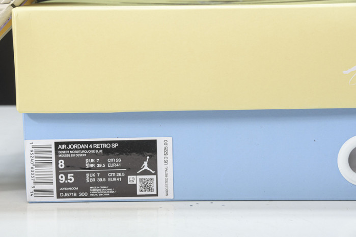 Union Air Jordan 4 SP Desert Moss DJ5718-300