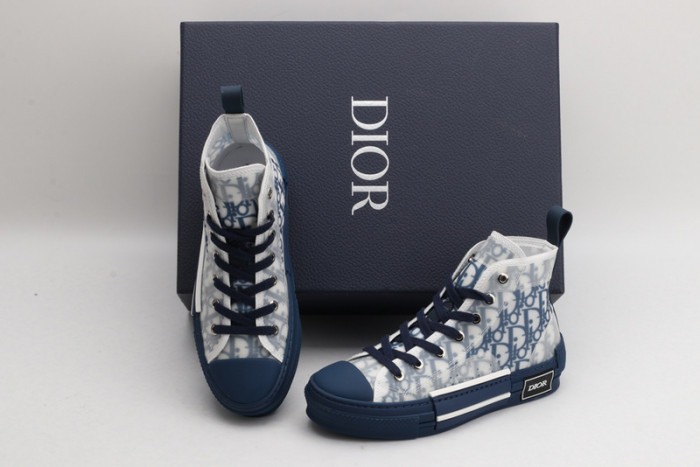 DR B23 Oblique High Top Sneakers Blue T004801-1055