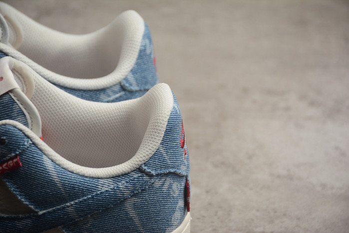 Nike Air Force 1 07 LV8 Beige White Denim Blue Red VT5698-568