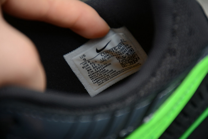 OW x Nike Air Rubber Dunk “Green Strike” CU6015-001