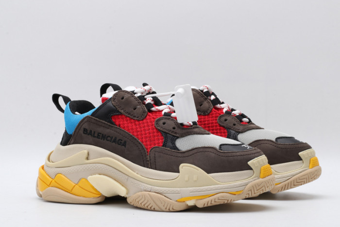 BL TRIPLE S TRAINER RED/ BLUE/ YELLOW 490673-W06E3-4365