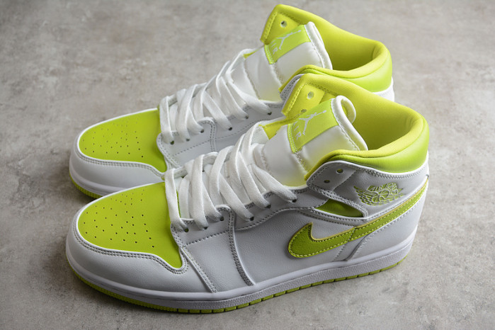 AIR JORDAN 1 MID "White Lime" BQ6472-131