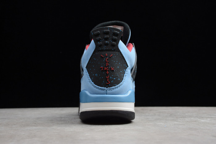 Travis Scott x Air Jordan 4 “Houston Oilers” University Blue 308497-406