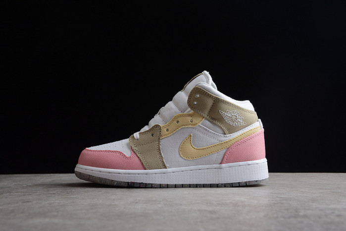 AIR JORDAN 1 MID SE Pastel Vivid Green Grind DJ0338-100