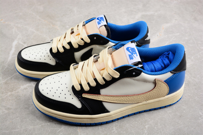 TRAVIS SCOTT X FRAGMENT X AIR JORDAN 1 LOW OG DM7866-140