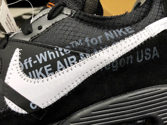 OW Nike Air Max 90 Black Cone White AA7293-001