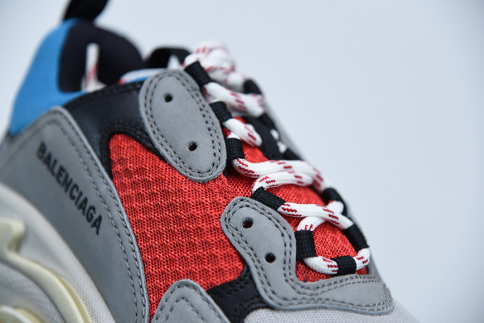 BL TRIPLE S TRAINERS CLEAR SOLE BLUE ADN RED 541624 W09O1 2120