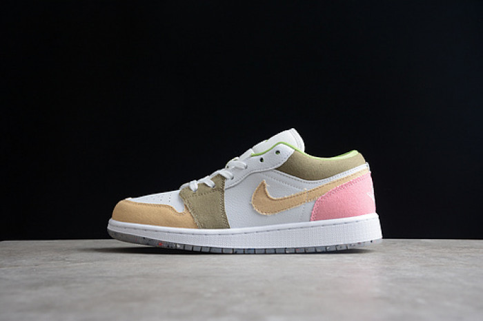 AIR JORDAN 1 LOW SE GS ''PASTEL GRIND'' DJ0341-100