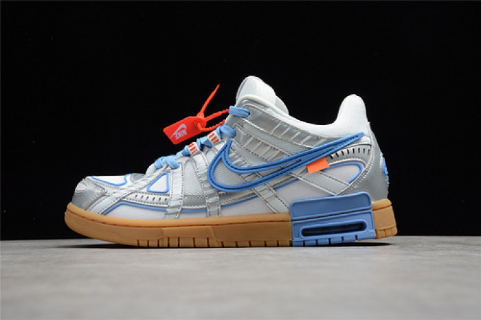 OW x Nike Air Rubber Dunk “University Blue” CU6015-100