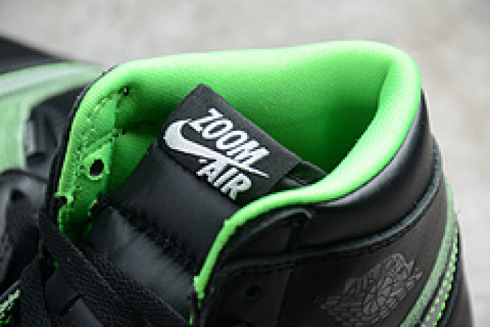 Jordan 1 Retro High Zoom Black Green - CK6637-002